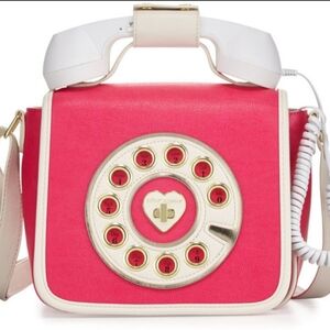Betsey Johnson Betsey's Hotline Phone Purse, BNWT
